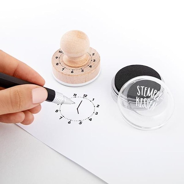 Produktbild 2 för Stämpelset Lär Dig Klockan Trendhaus