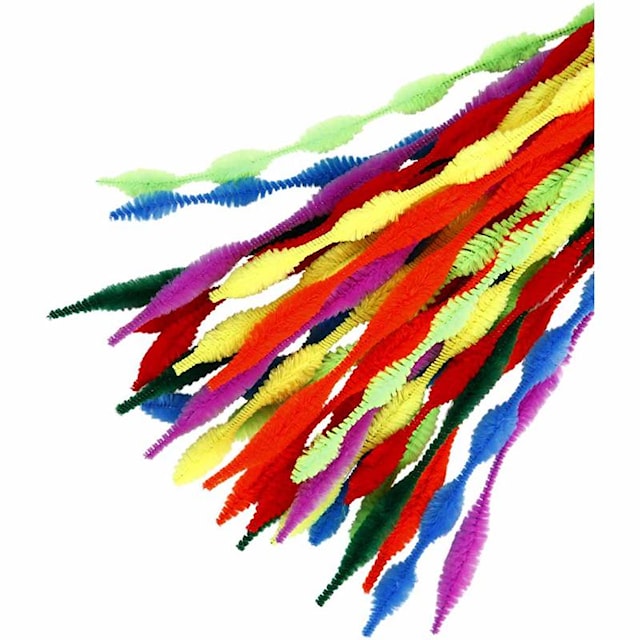 Produktbilde 3 for Piperenser, Figurklipte, L: 30 cm, tykkelse 5-12 mm, ass. farger, 28 ass./ 1 pk.