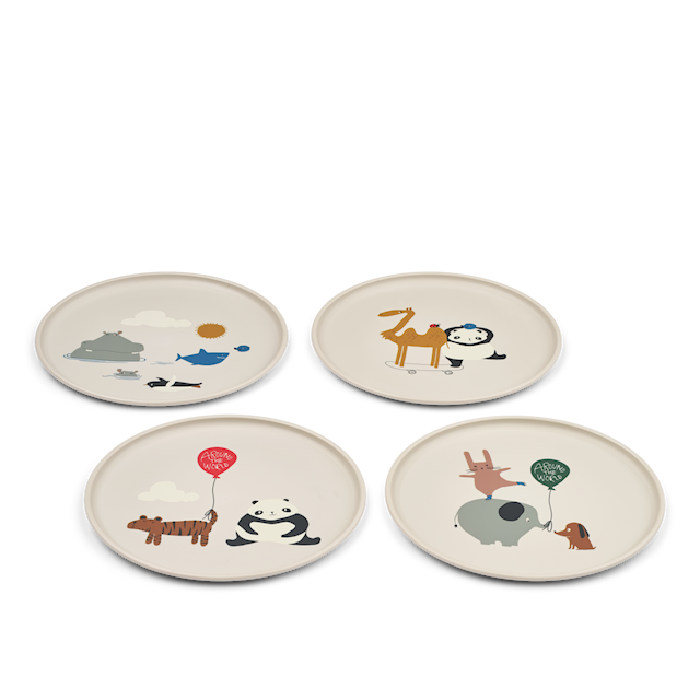 Remco Barntallrik 4-pack Around the world/Sandy Liewood