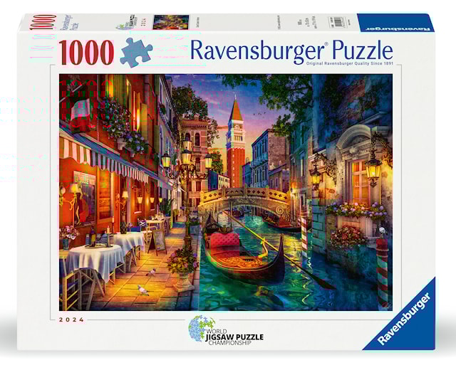 Produktbild 1 för Canal Cruise In Venice Pussel 1000 bitar, Ravensburger