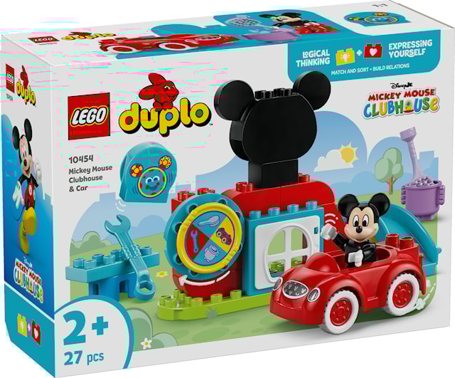 Produktbild 1 för Musse Piggs klubbhus och bil LEGO® DUPLO® Disney™ (10454)