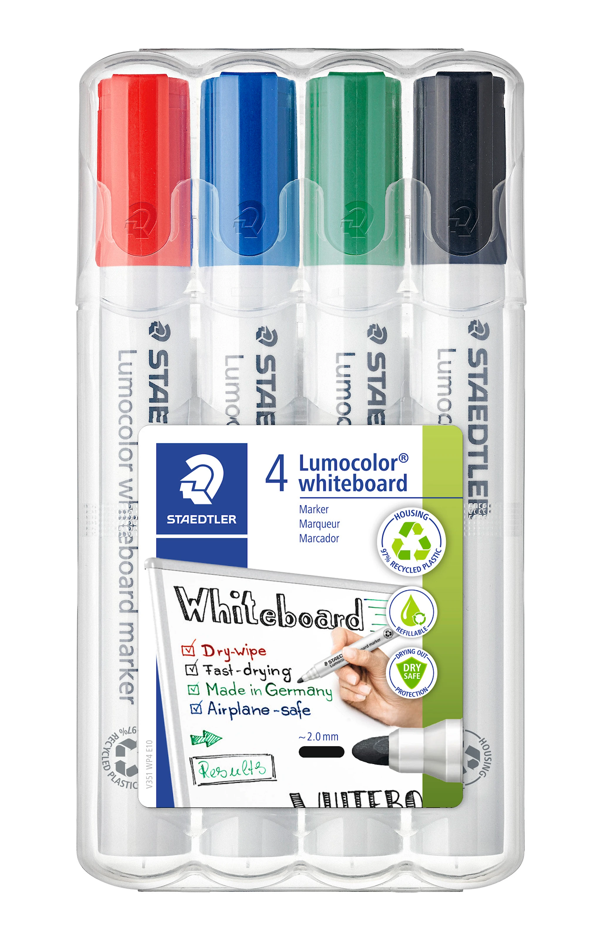 Tuotekuva ille Staedtler Lumocolor -taulutussi, 4 kpl