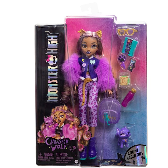 Produktbilde 6 for Clawdeen Motedukke Monster High