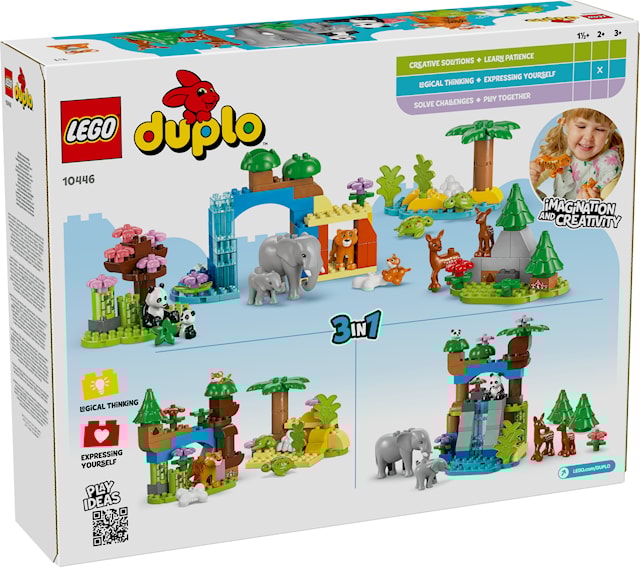 Tuotekuva 3 - 3-in-1 luonnoneläinperheet LEGO® DUPLO® Town (10446)