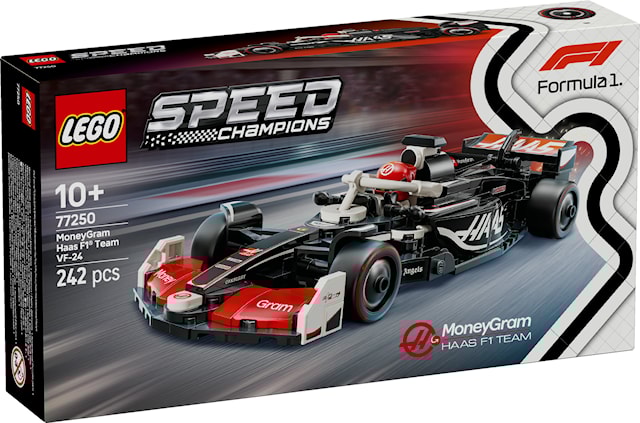 Tuotekuva 1 - MoneyGram Haas F1® Team VF-24 ‑kilpa-auto LEGO® Speed Champions (77250)