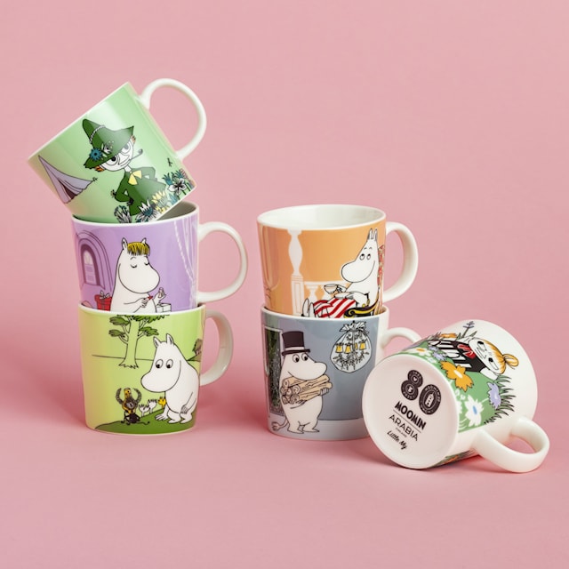Produktbild 2 för Arabia Mumin mugg Muminmamma 80 års jubileum 30 cl