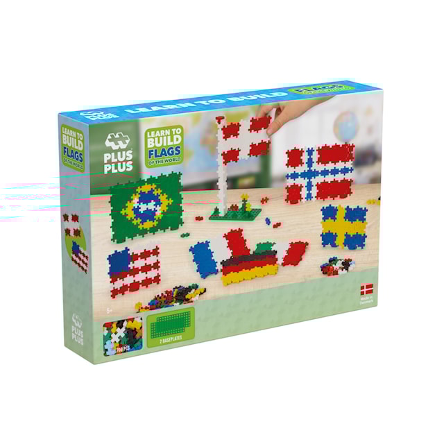 Produktbild 1 för Plus-Plus Learn To Build Flags of the World