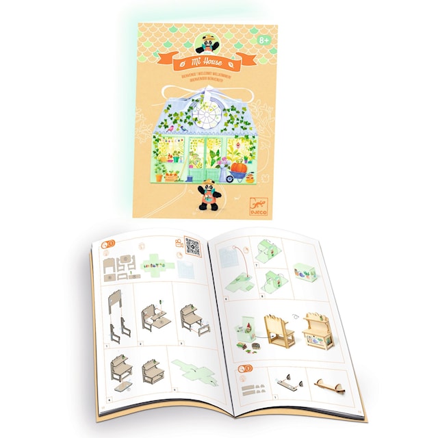 Produktbilde 2 for Lag og dekorer miniatyrhus Olive Mi House Djeco