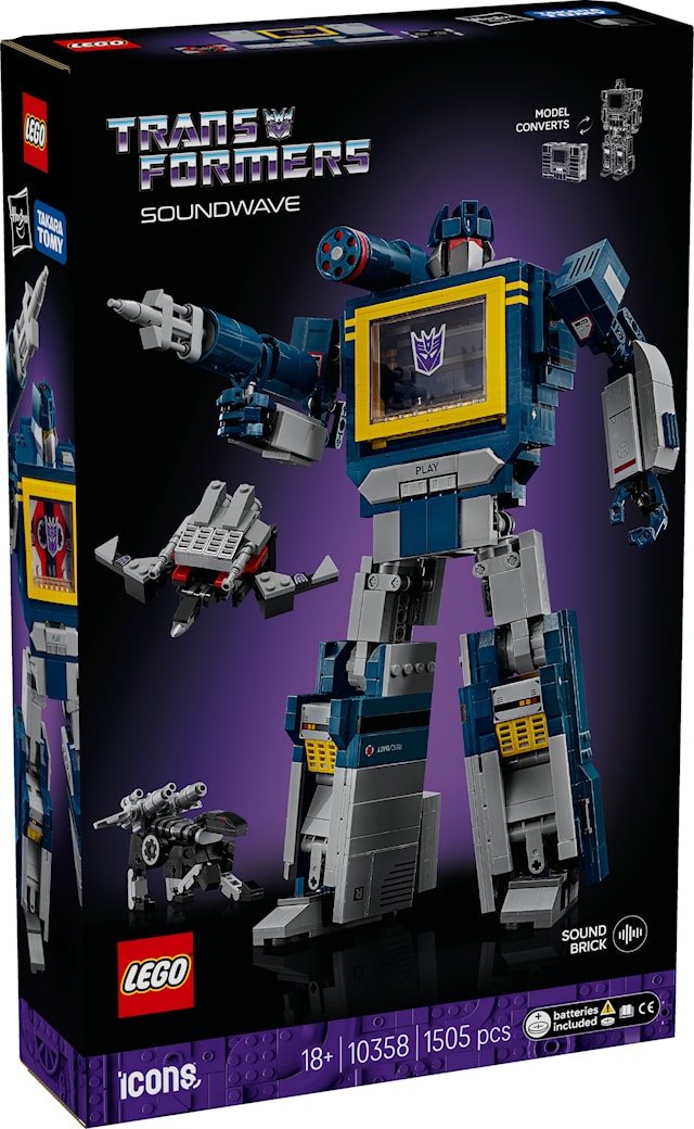 Tuotekuva 1 - Transformers: Soundwave LEGO® Icons (10358)