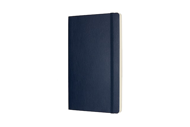 Produktbild 5 för Anteckningsbok Classic Soft Olinjerad Large Sapphire Blue Moleskine