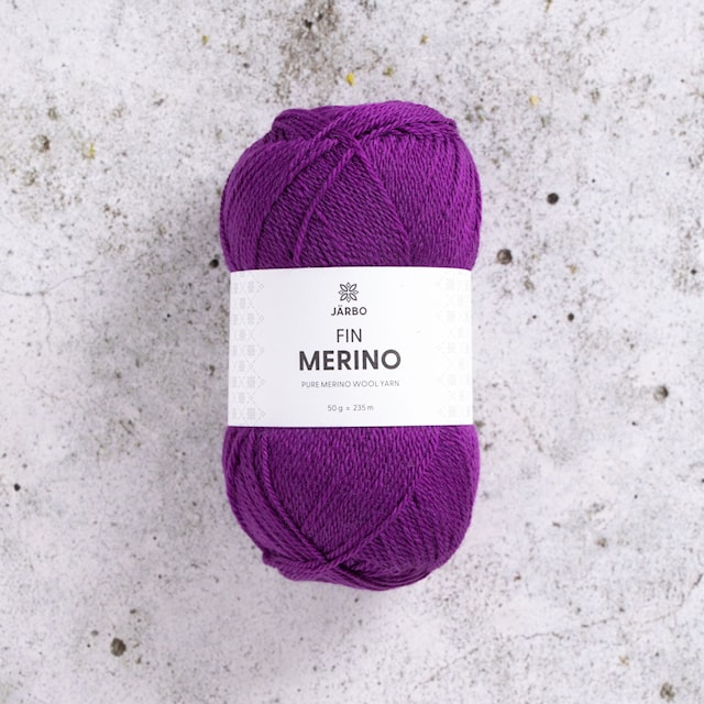 Fin Merino 50g Purple Grape (18) Järbo