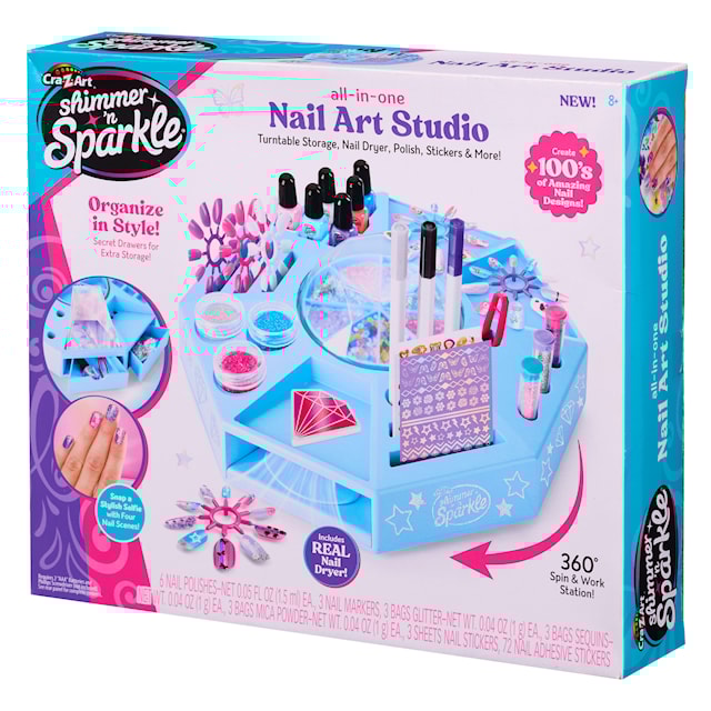 Produktbild 7 för Allt i Ett Nagelset Nail Art Studio Shimmer N Sparkle