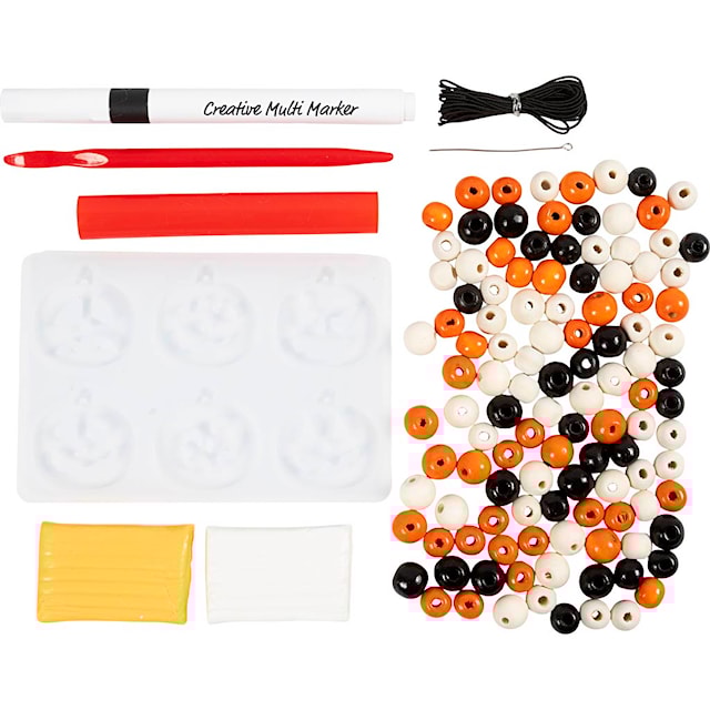 Produktbild 4 för Mini DIY Kit Halloween Smycken Halsband och armband 1 förp