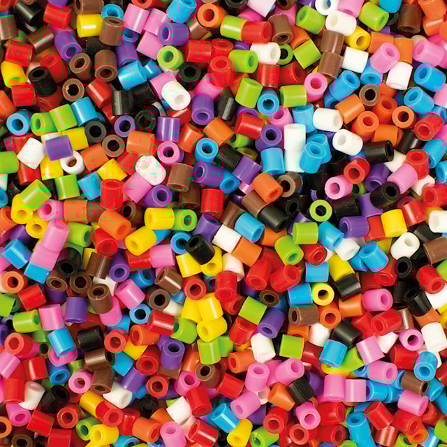 Produktbilde 1 for Rørperler 10-fargemiks 20 000 stk. Playbox