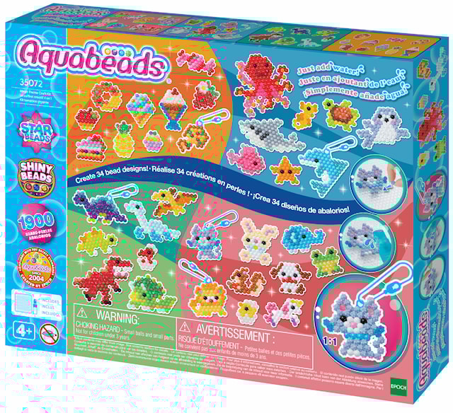 Produktbilde 1 for Perlesett 4 i 1 1900 perler Aquabeads