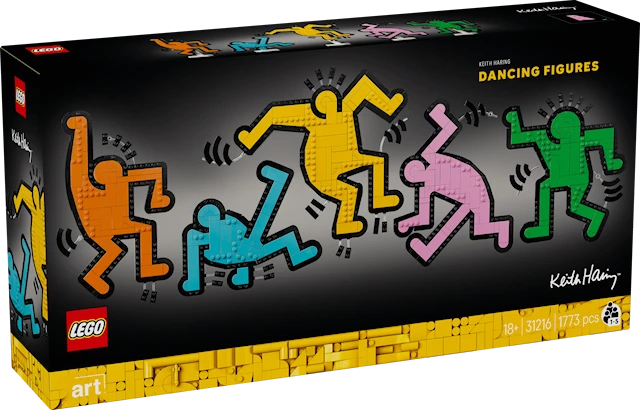 Tuotekuva 1 - Keith Haring – Tanssivat hahmot LEGO® ART (31216)