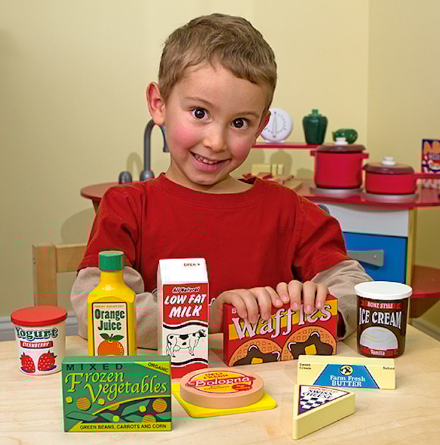 Produktbild 3 för Mat, Kylskåp lekset, Melissa & Doug