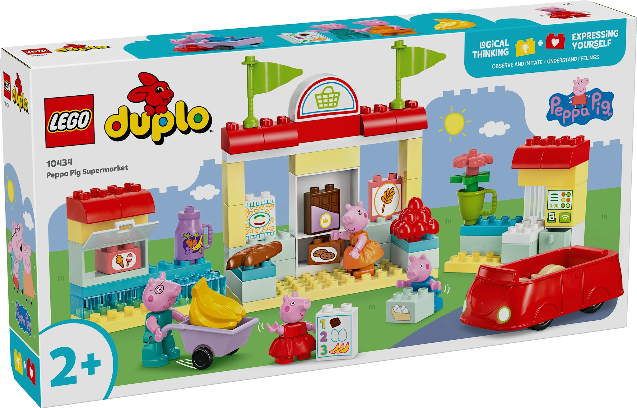 Produktbilde for Peppa Gris og matbutikken LEGO® DUPLO® Peppa Pig (10434)
