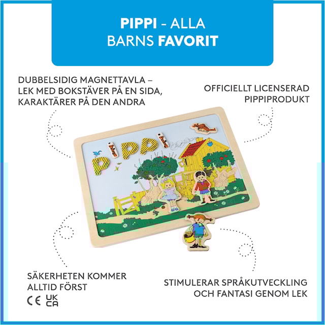 Tuotekuva 4 - Pippi Magnetic Board Micki