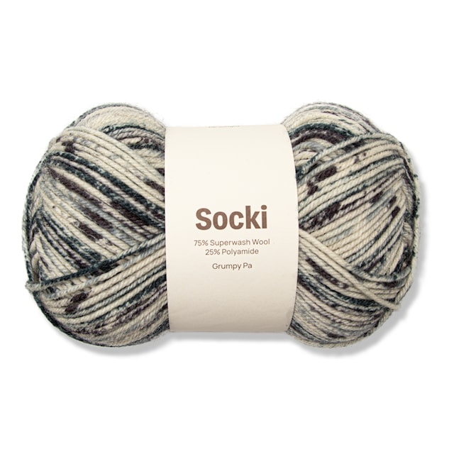 Tuotekuva 1 - Socki Lanka Villasekoitus 100 g Grumpy Pa C153 Adlibris