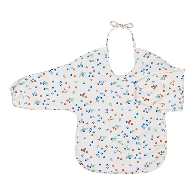 Beskow Putte Mustikkametsässä Ruokalappu hihoilla Rätt Start