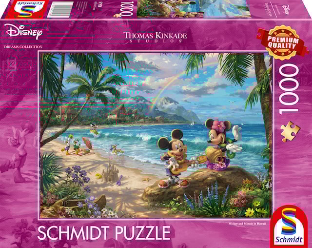 Produktbilde 1 for Puslespill Disney Minnie & Mickey in Hawaii 1000 brikker, Schmidt