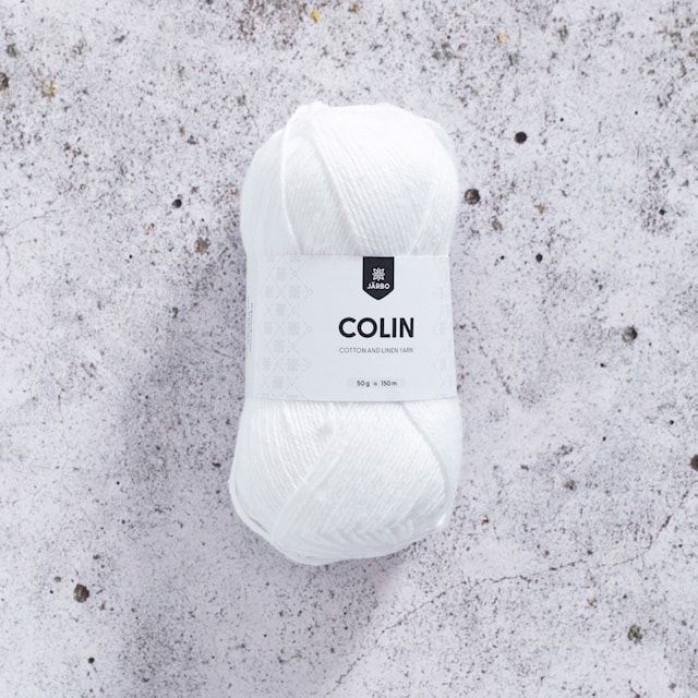 Colin Garn Bomullsmix 50 g Optic White (28102) Järbo