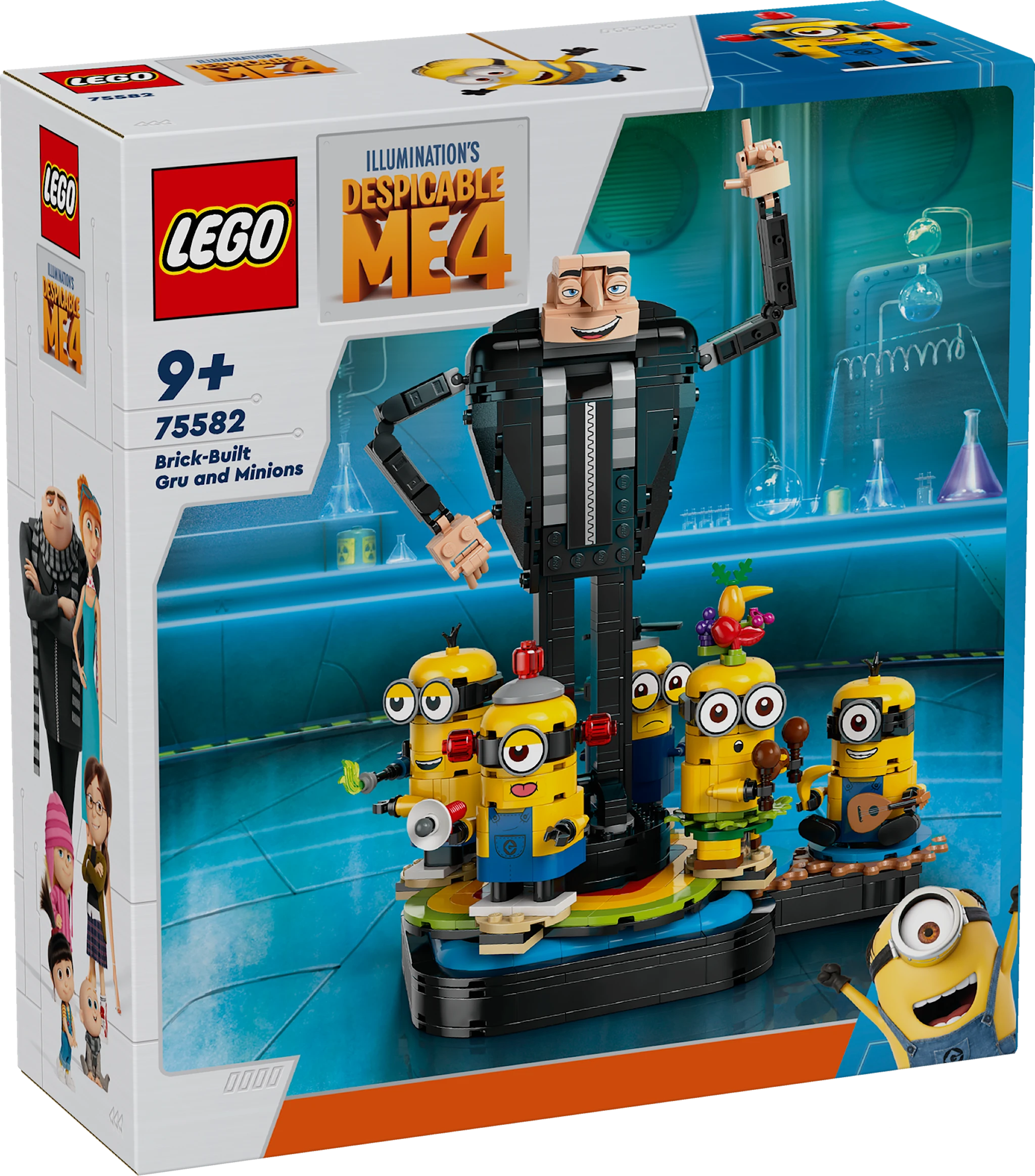 Tuotekuva ille Palikoista rakennettavat Gru ja kätyrit LEGO® Despicable Me (75582)