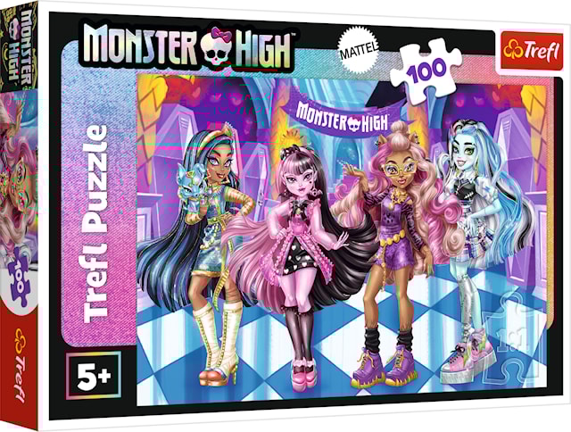Pussel Monster High 100 bitar, Trefl