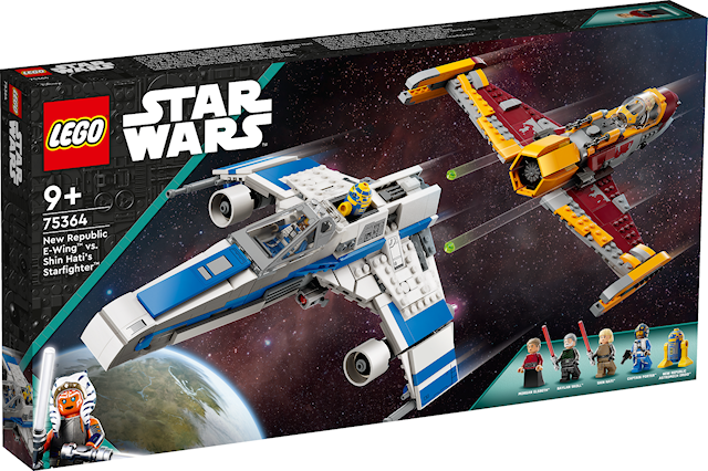 Produktbilde 1 for Den nye republikkens E-Wing™ mot Shin Hatis Starfighter™ LEGO® Star Wars™  (75364)