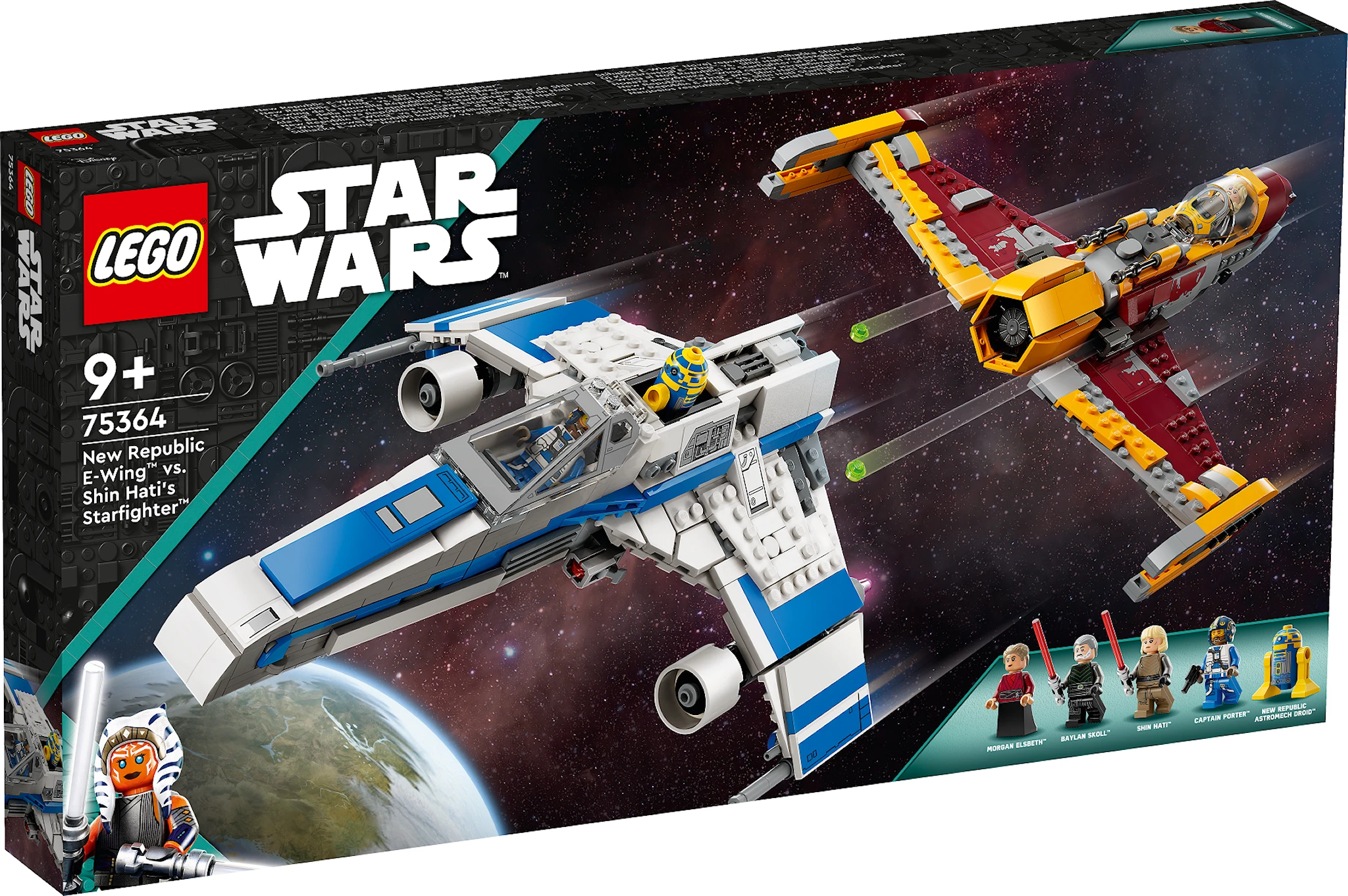 Tuotekuva ille Uuden Tasavallan E-wing™ vs. Shin Hatin tähtihävittäjä LEGO® Star Wars™  (75364)