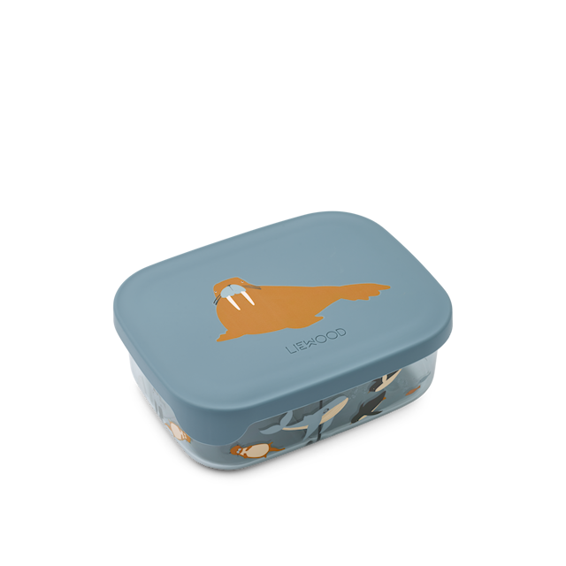 Produktbild 1 för Arthur Tritan Lunchbox Arctic Sea/ Ocean view Liewood