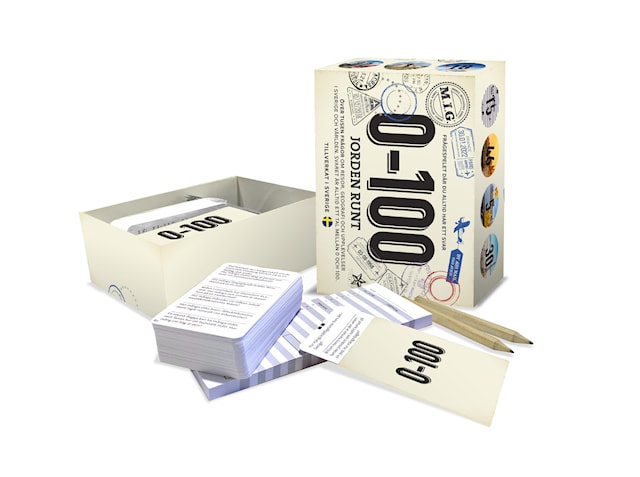 Produktbilde 1 for 0-100 Jorden Runt, Spel (SE)