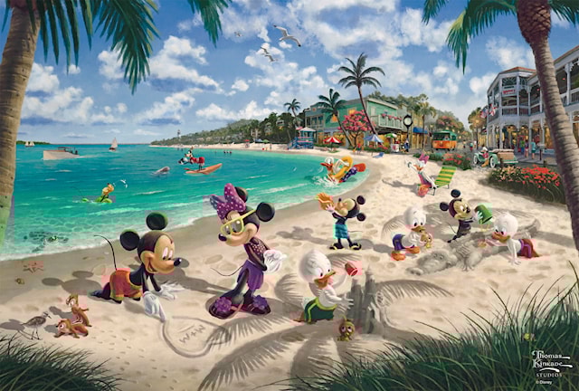 Produktbilde 2 for Puslespill Disney Mickey & Minnie in Florida 200 brikker, Schmidt