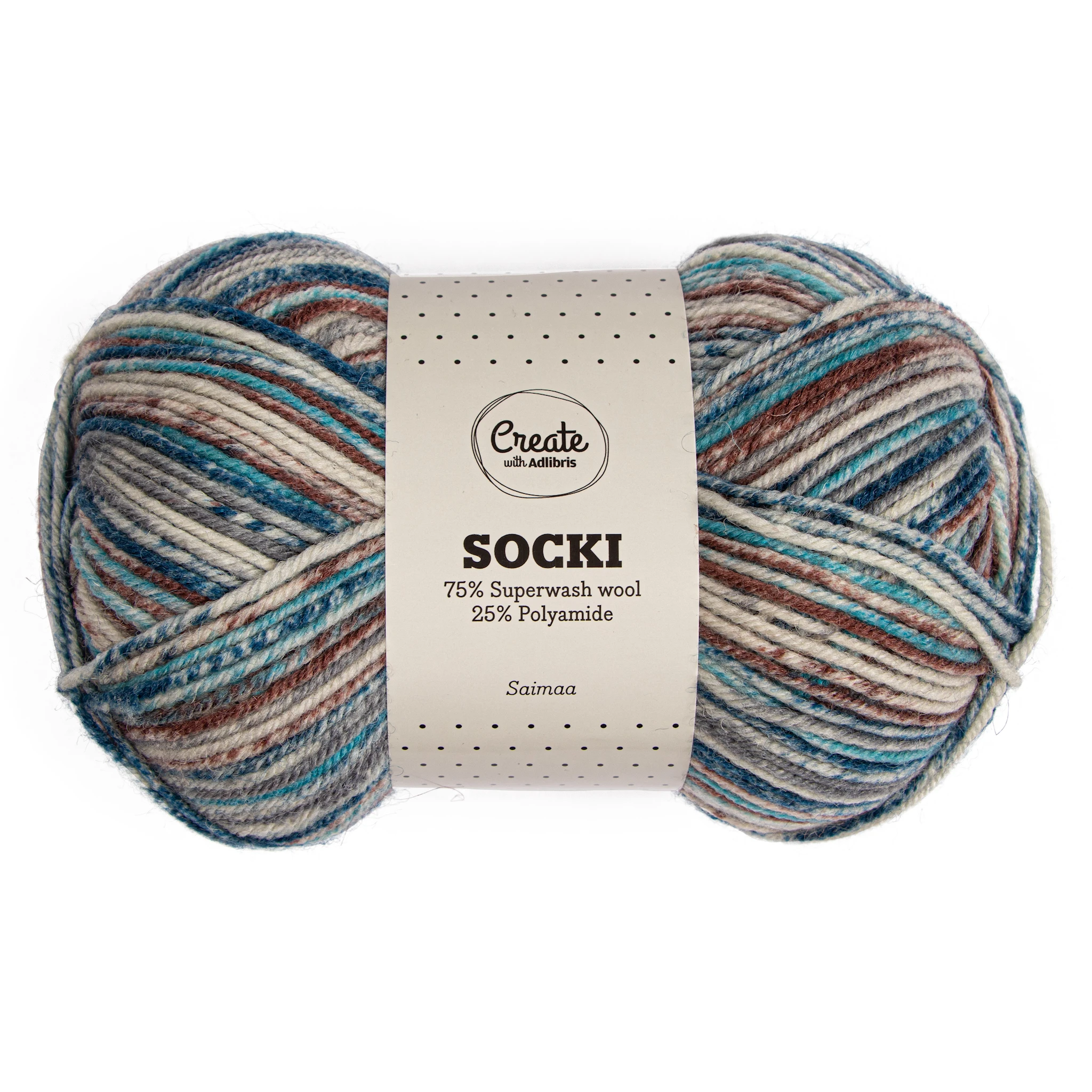 Produktbild för Socki Garn Ullmix 100 g Adlibris