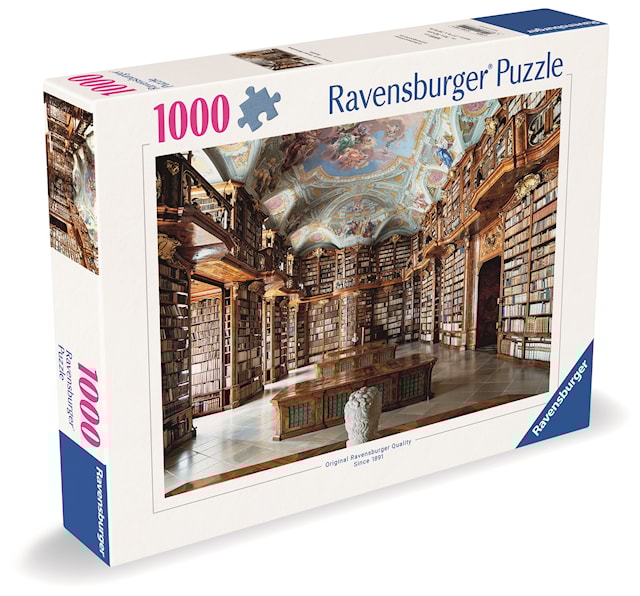 Produktbild 3 för Library at St. Florian Monastery Pussel 1000 bitar, Ravensburger