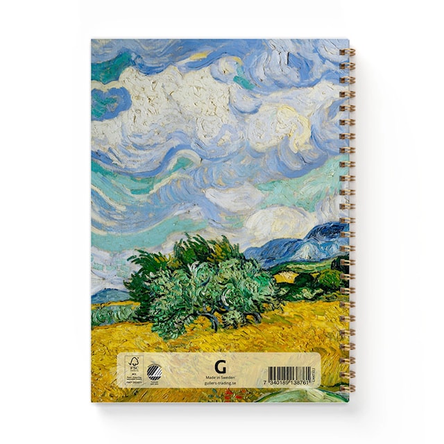 Tuotekuva 3 - Muistikirja A5 Kaura-alue van Gogh