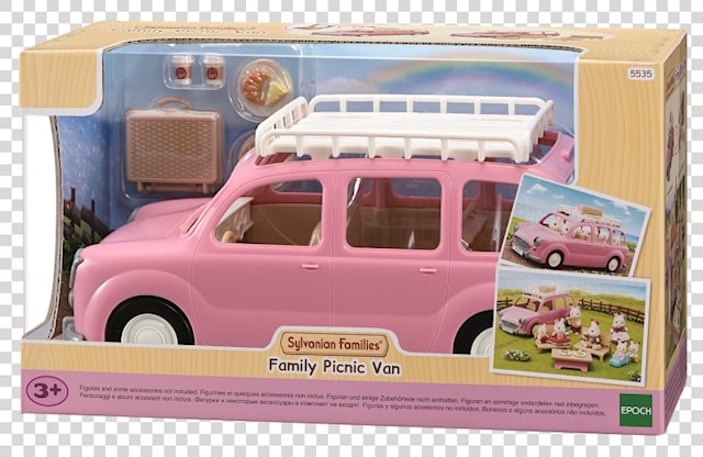 Produktbilde 4 for Familiebil - rosa Sylvanian Families
