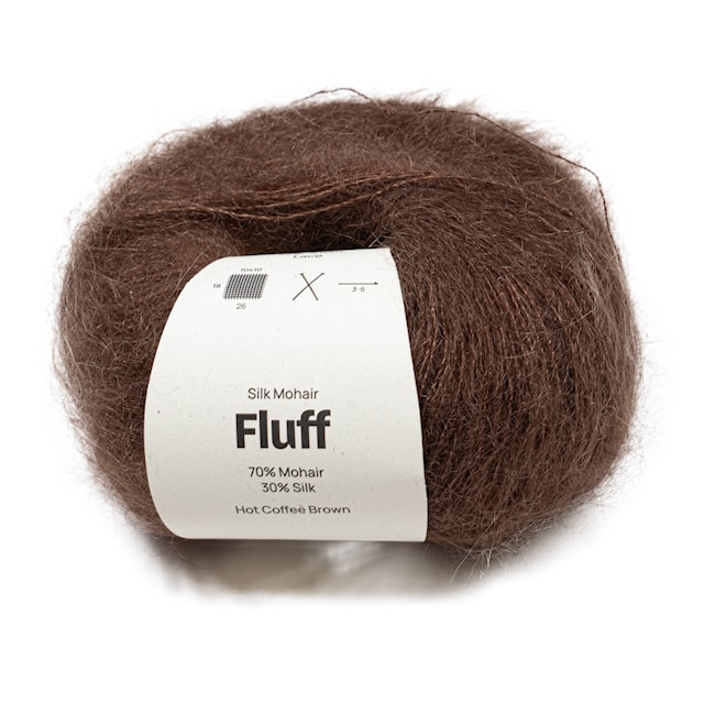 Silkki-Mohair Fluff 25 gr Hot Coffee A785 Adlibris