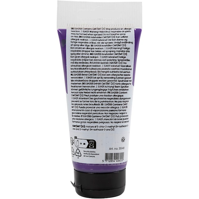 Produktbild 1 för Akrylfärg Violet Blue halvblank täckande 75 ml Pigment Art Acrylic