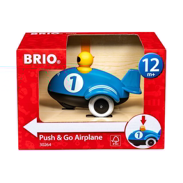 Produktbild 1 för Push & Go Flygplan, Brio