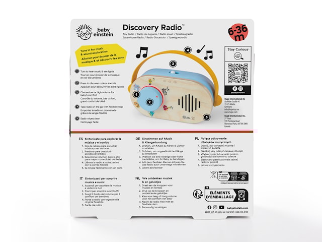 Produktbild 2 för Hape Baby Einstein Aktivitetsleksak Radio