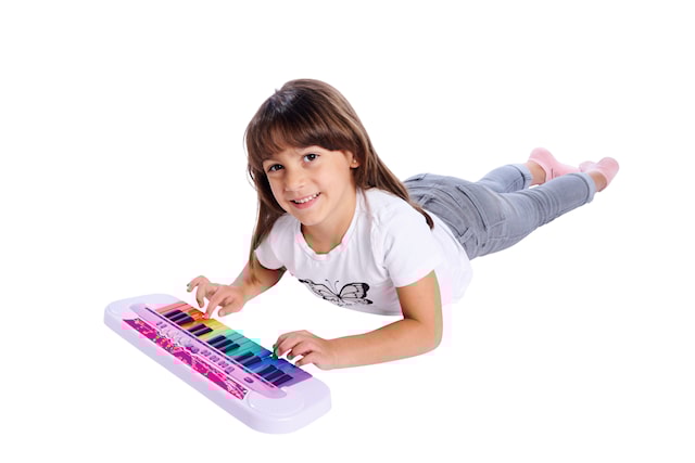 Produktbild 2 för My Music World Rosa Keyboard