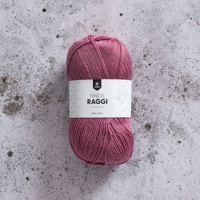 Tuotekuva 1 - Tencel Raggi 100 g Sweet Pea Pink Järbo