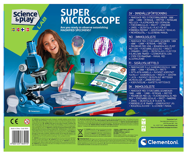 Produktbild 3 för Super Microscope Clementoni