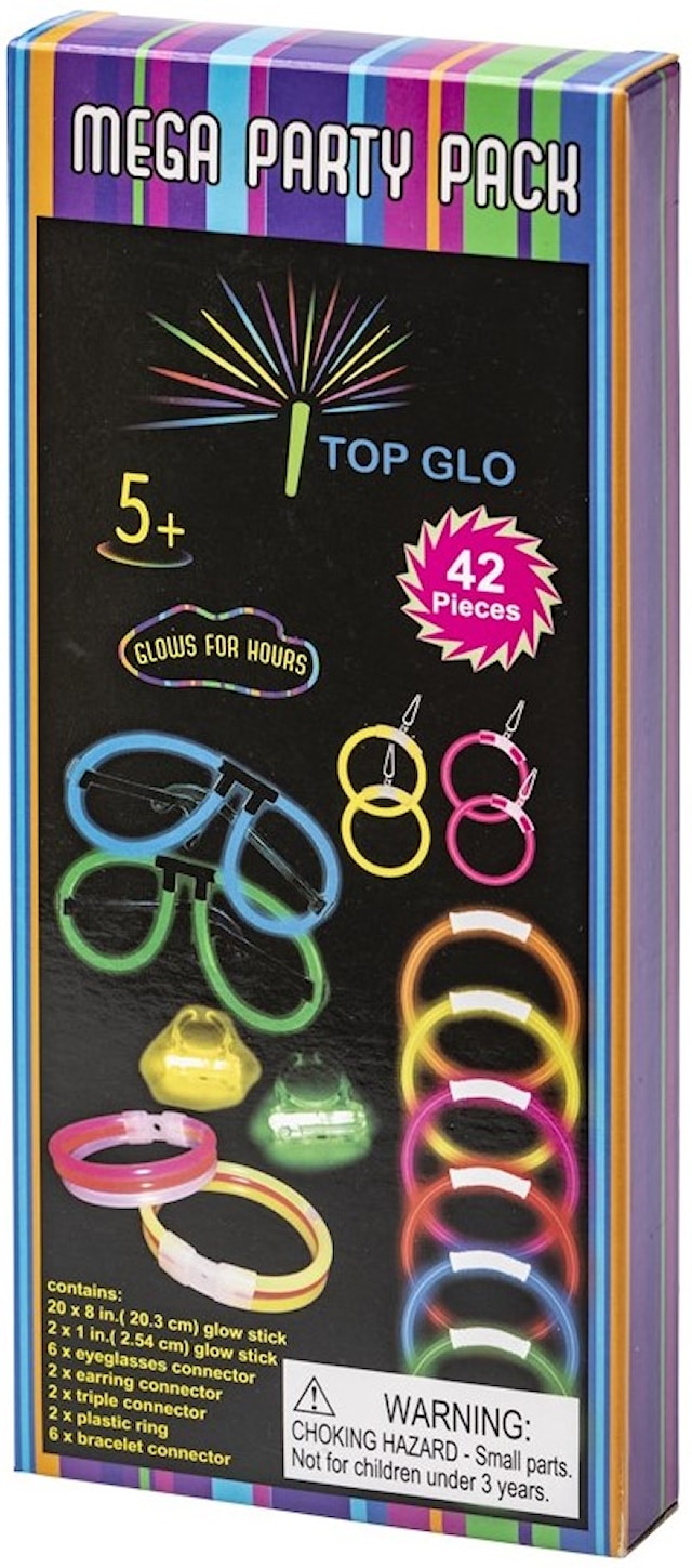 Glow Sticks Mega Party Pack