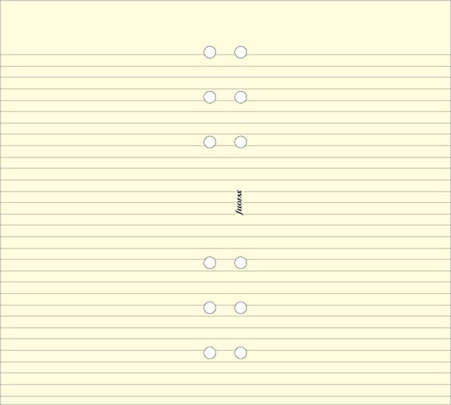 Produktbilde 2 for Notatblad Personal Linjert Crème Filofax