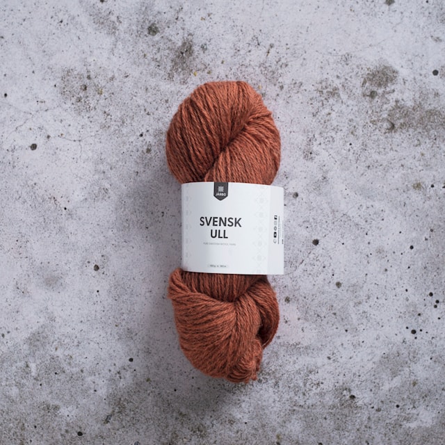 Svensk Ull 3 tr 100 g Copper Mine Järbo