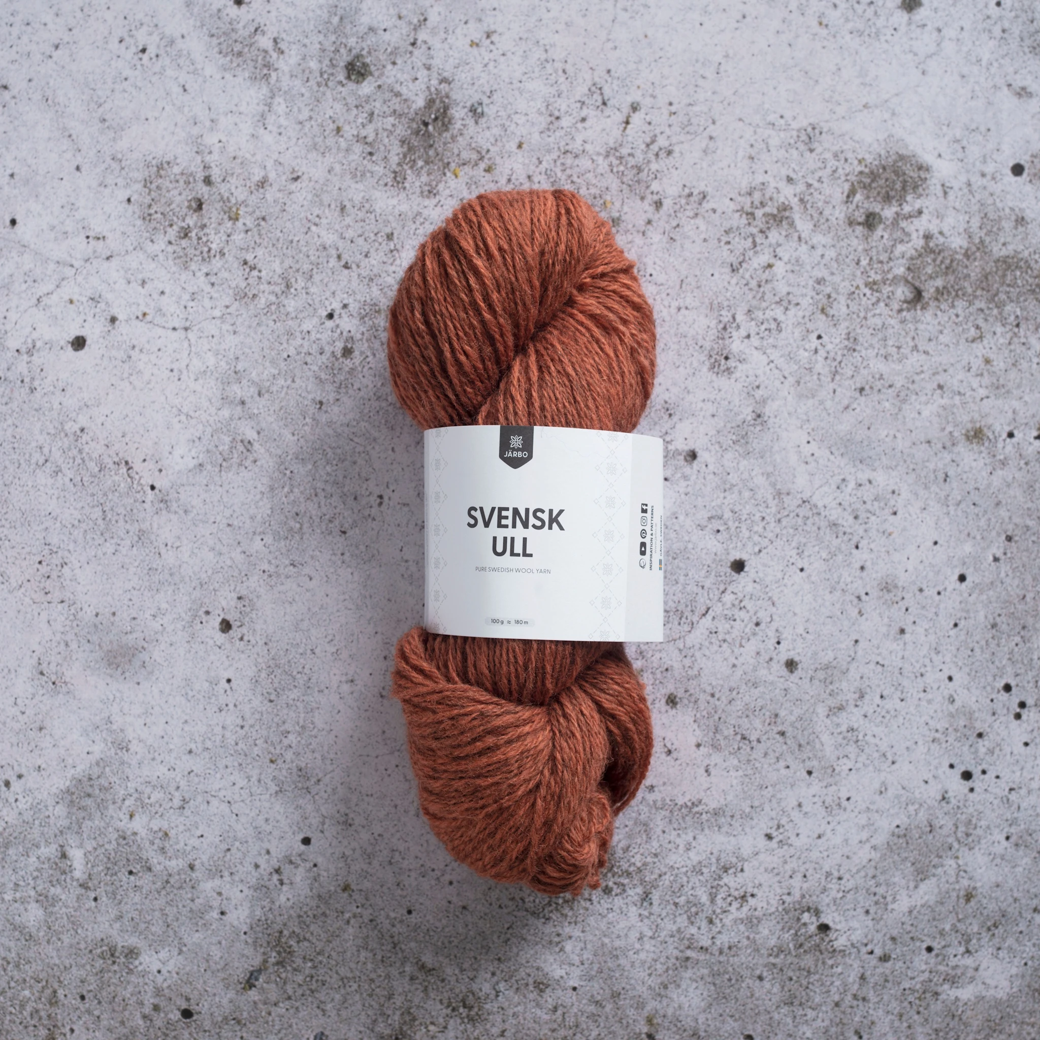 Produktbild för Svensk Ull 3 tr 100 g Järbo