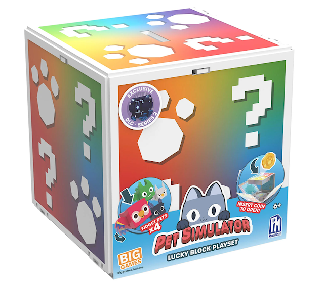 Tuotekuva 1 - Lucky Box 4-pack Figuurisetti Leikkisetti  Pet Simulator